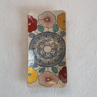 作家　加藤喜道　二彩皿　大　H