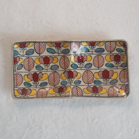 作家　加藤喜道　二彩皿　大　I