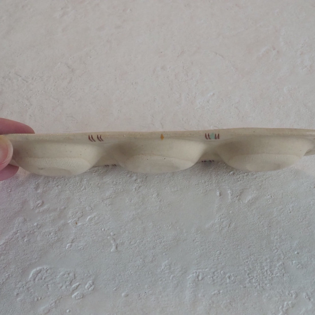 作家　加藤喜道　三彩皿　小　A