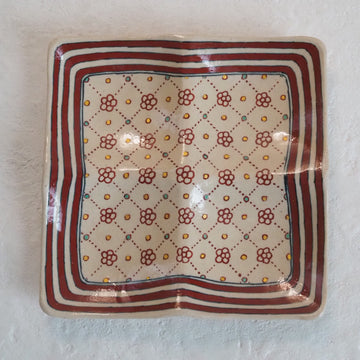 作家　加藤喜道　四彩皿　D