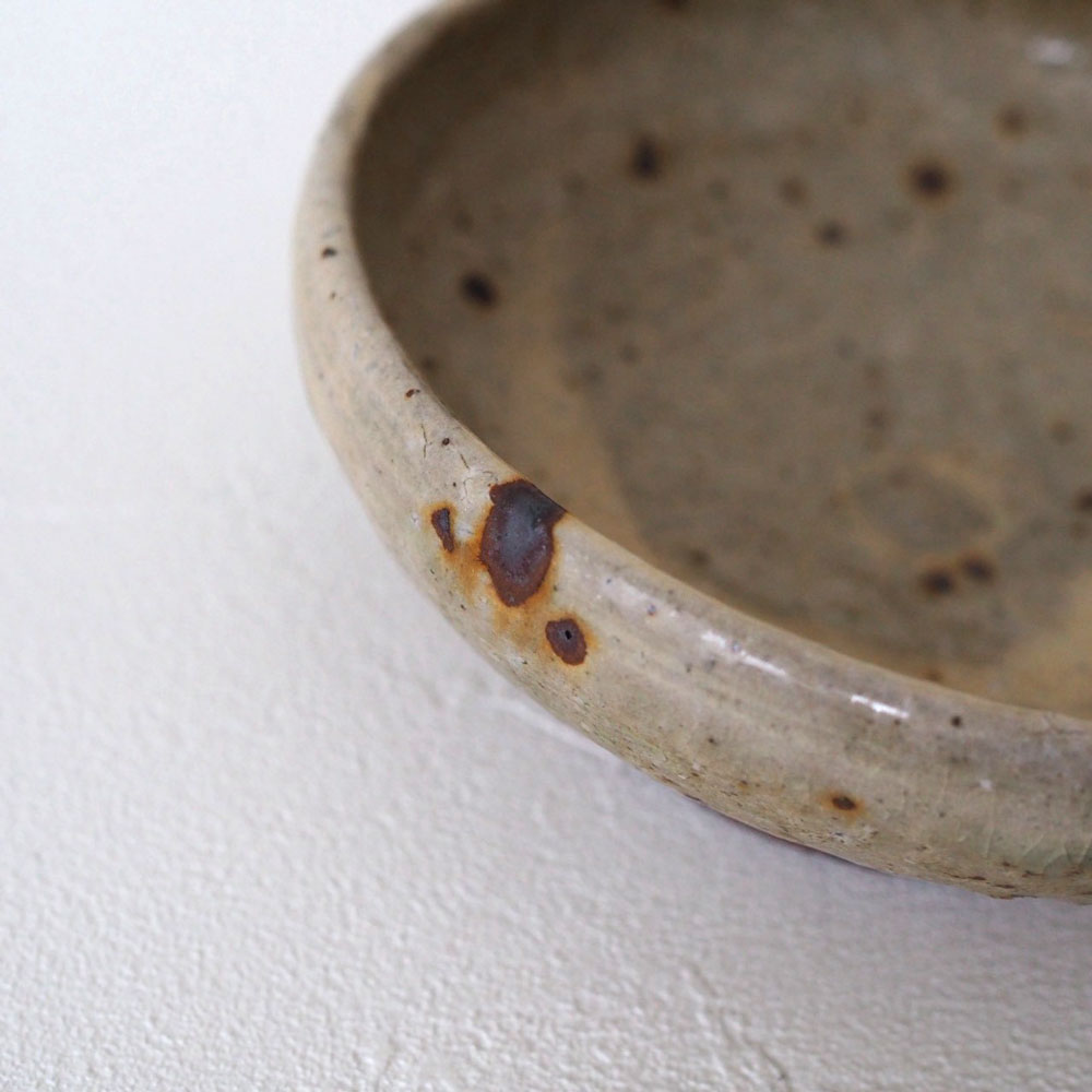 作家　中村哲雄　薄灰　小鉢4寸 作家　中村哲雄 陶磁器作家もの