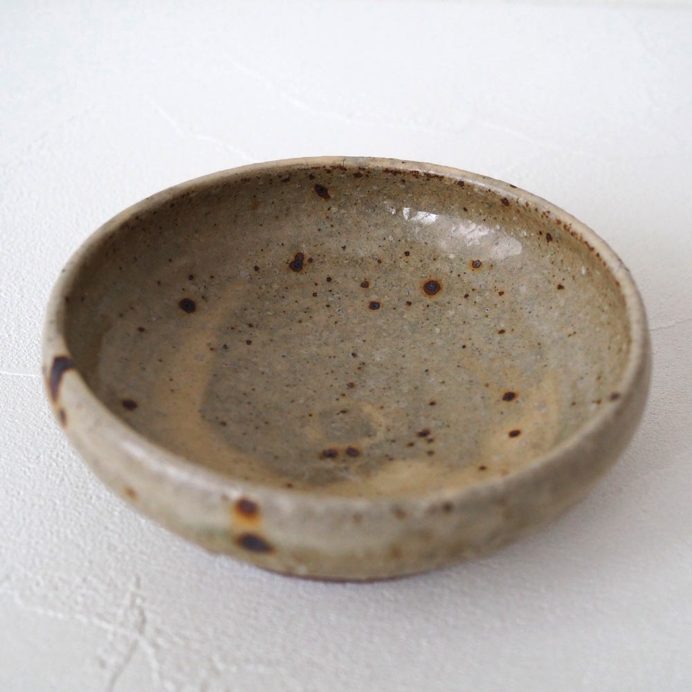 作家　中村哲雄　薄灰　小鉢4寸 作家　中村哲雄 陶磁器作家もの