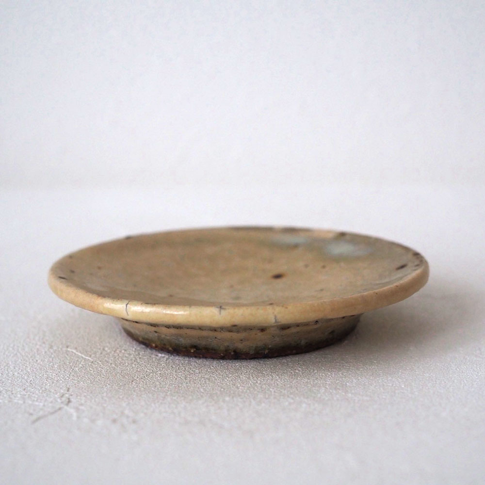 作家　中村哲雄　粉引　小皿 作家　中村哲雄 陶磁器作家もの