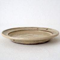 作家　中村哲雄　粉引　リム平皿（17cm）