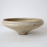 作家　中村哲雄　粉引　丸縁鉢（7寸）