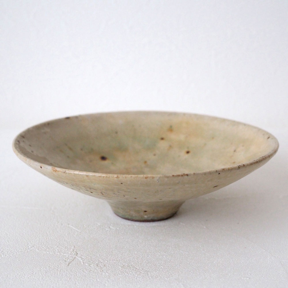 作家　中村哲雄　粉引　深鉢（6寸）