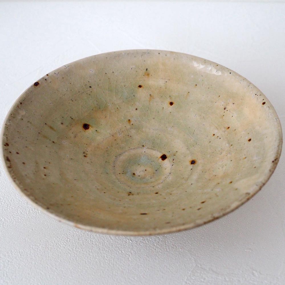 作家　中村哲雄　粉引　深鉢（6寸）