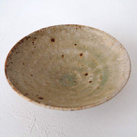 作家　中村哲雄　ヒビ灰釉　鉢（5寸）