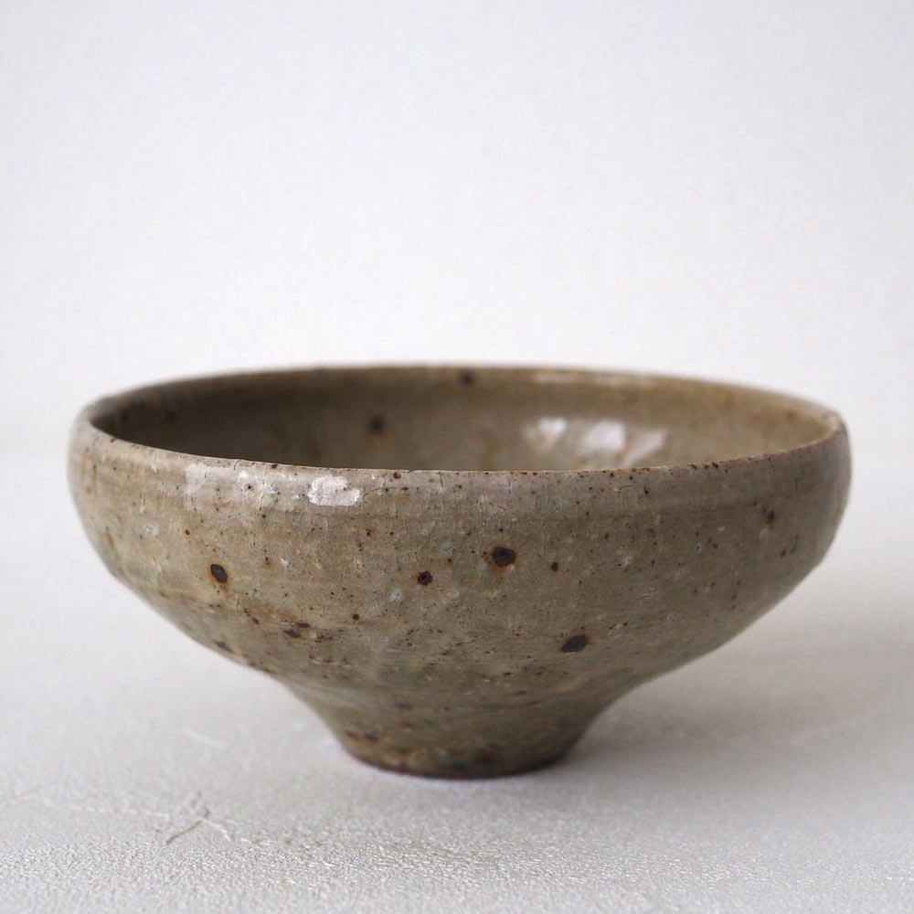 作家　中村哲雄　灰釉　スープボウル