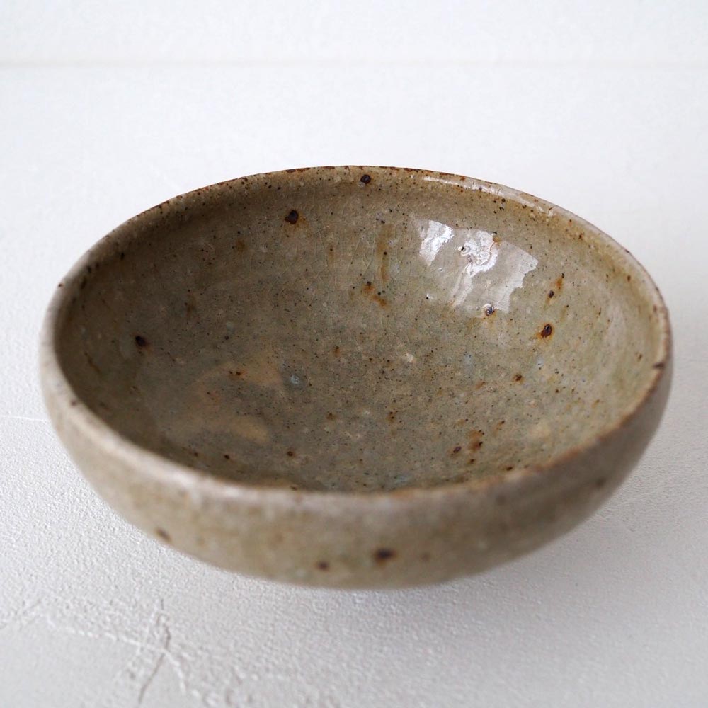 作家　中村哲雄　灰釉　スープボウル