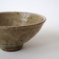 作家　中村哲雄　灰釉　飯碗 作家　中村哲雄 陶磁器作家もの