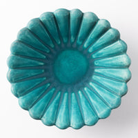 昇陽窯　碧　輪花鉢 丹波焼　昇陽窯 丹波焼