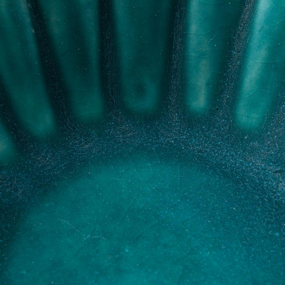 昇陽窯　碧　輪花鉢 丹波焼　昇陽窯 丹波焼