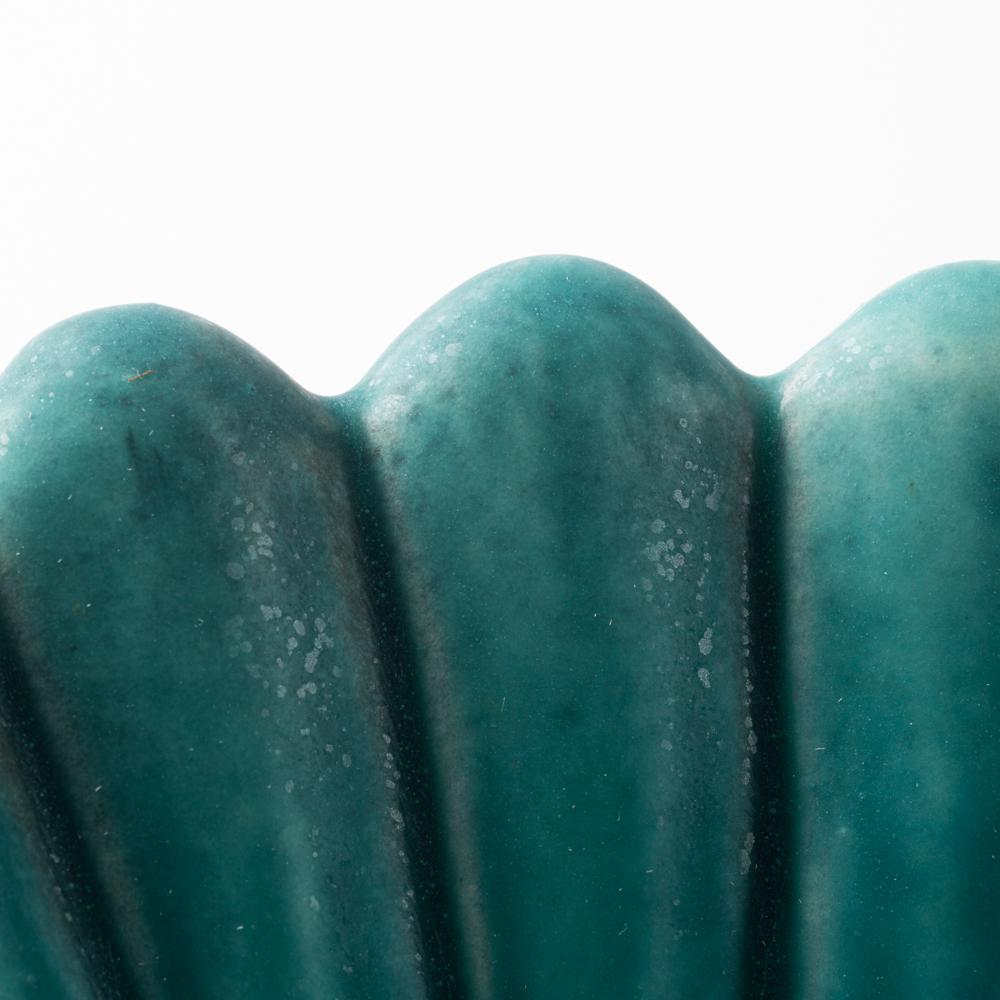 昇陽窯　碧　輪花鉢 丹波焼　昇陽窯 丹波焼