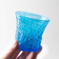 琉球ガラス匠工房　海の泡　残波ロックグラス（小）