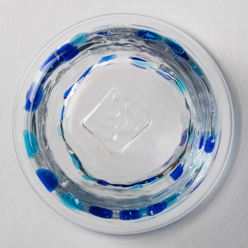 琉球ガラス匠工房　カレットグラス　青/水 琉球ガラス匠工房 琉球ガラス