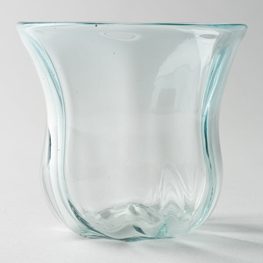 琉球ガラス工房　glass32　うずグラス(水)