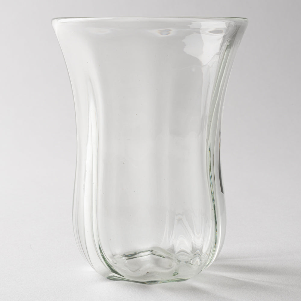 琉球ガラス工房　glass32　うずグラスロング(クリア)