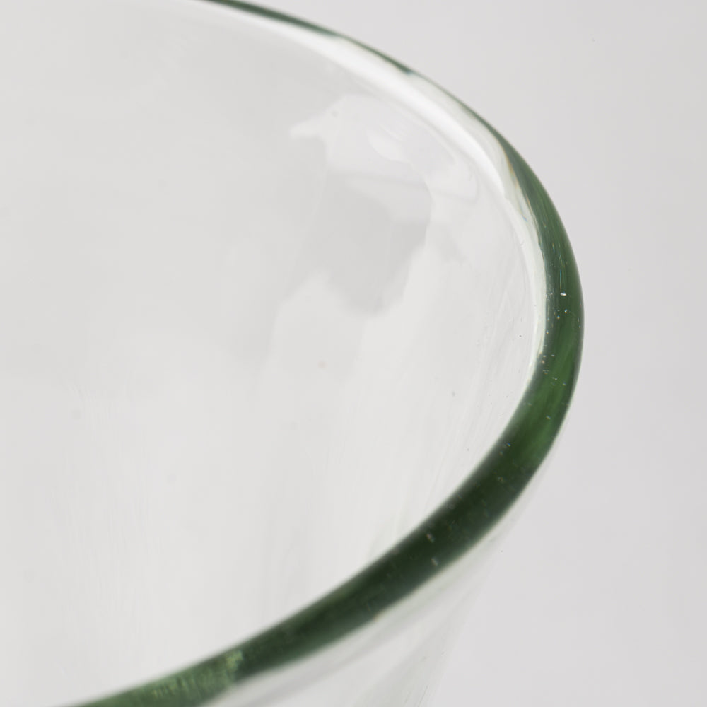琉球ガラス工房　glass32　うずグラスロング(クリア)