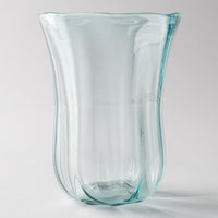 琉球ガラス工房　glass32　うずグラスロング(水)