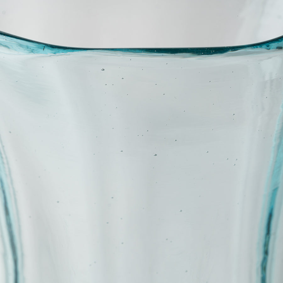 琉球ガラス工房　glass32　うずグラスロング(水)