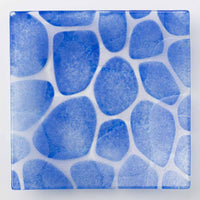 グラスアート藍　minasoko　角皿　14.5cm(ブルー) グラスアート藍 琉球ガラス
