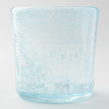 グラスアート藍　ウェーブロック　グラス(水色) グラスアート藍 琉球ガラス