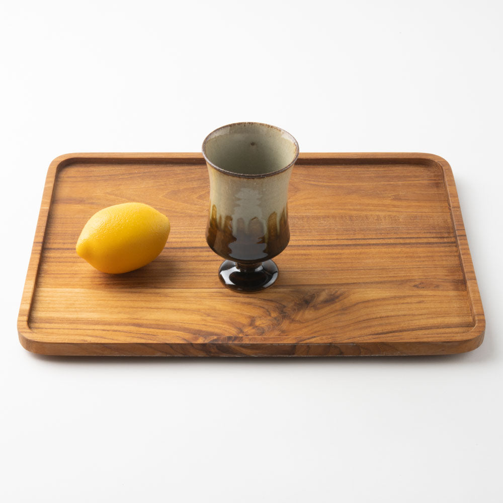 作家　亀井紀子　琥珀彩　高杯カップ