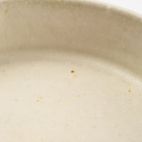 Deep Gorge　FLAT BOWL　Eggshell(白) Deep Gorge 陶磁器作家もの