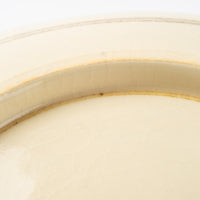 アトリエたき　花輪　6.5寸皿(ピンク×黄) アトリエたき 陶磁器作家もの