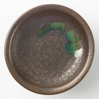 yoshida pottery　高杯皿(S)　さびいろすす yoshida pottery 陶磁器作家もの