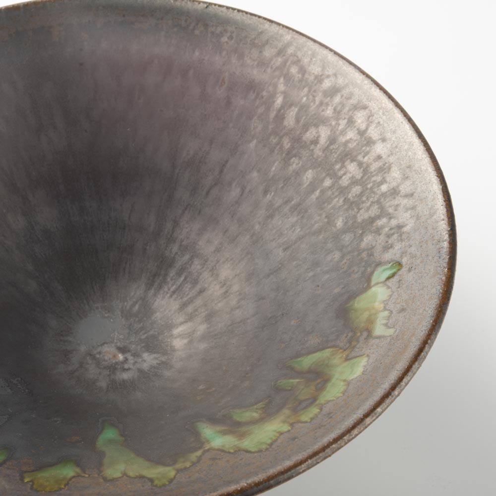 yoshida pottery　中鉢　さびいろすす