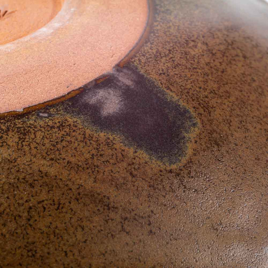 美濃焼　正陶苑　手描き　23㎝皿　フラワー