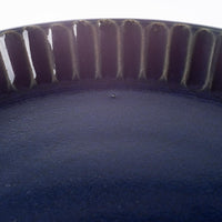 美濃焼　正陶苑　リムプレート（皿）大　ネイビー