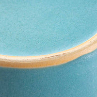 アトリエ野恵　ロココスープカップ（ブルーグリーン） アトリエ野恵 陶磁器作家もの