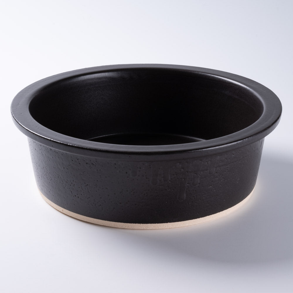 信楽焼　ヤマ庄陶器　hangout　Grillpan　(中)　black