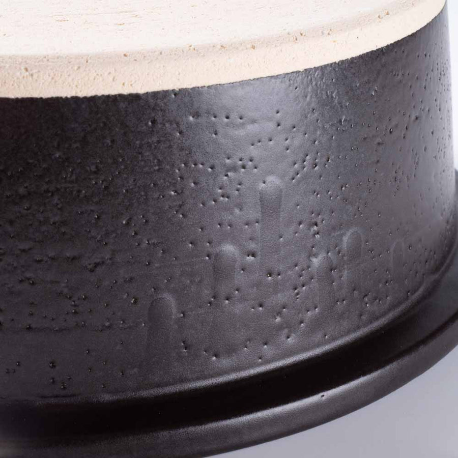 信楽焼　ヤマ庄陶器　hangout　Grillpan　(中)　black