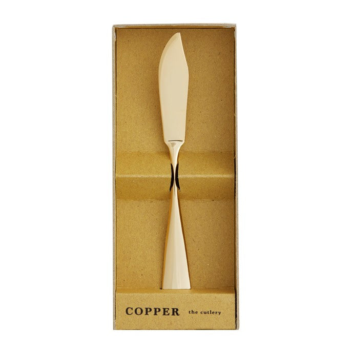 COPPER the cutlery　銅製バターナイフ(ゴールドミラー)