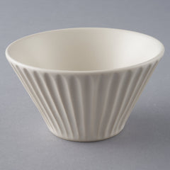 作家　中村智子　しのぎ鉢　白 作家　中村智子 陶磁器作家もの