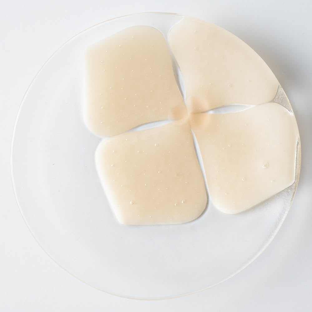 ガラス作家　佐々木翔子　丸小皿　マットピンク