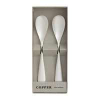 COPPER the cutlery　銅製スプーン2本セット(シルバーマット)
