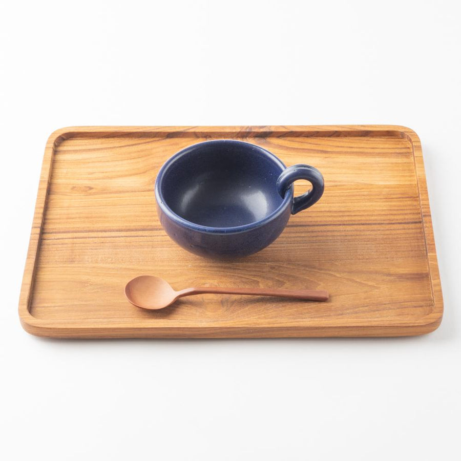 萬古焼 藍窯 スープカップ(藍)-萬古焼　藍窯堀内製陶所