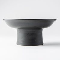 yoshida pottery　高杯皿（S）　大人black-yoshida pottery