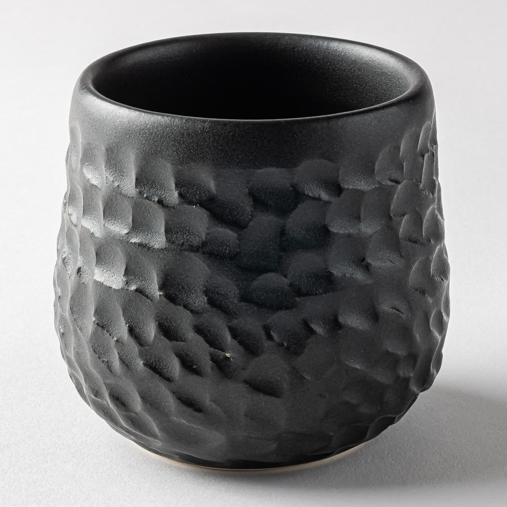 yoshida pottery　鎬カップ　大人black-I00069-yoshida pottery