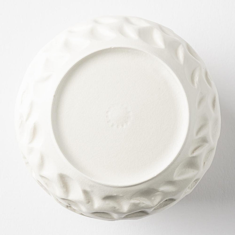 yoshida pottery　鎬カップ　恋人white-yoshida pottery