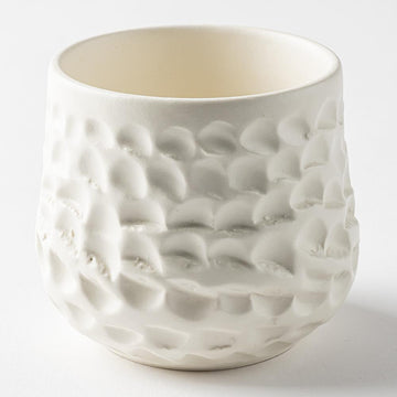 yoshida pottery　鎬カップ　恋人white-I00068-yoshida pottery