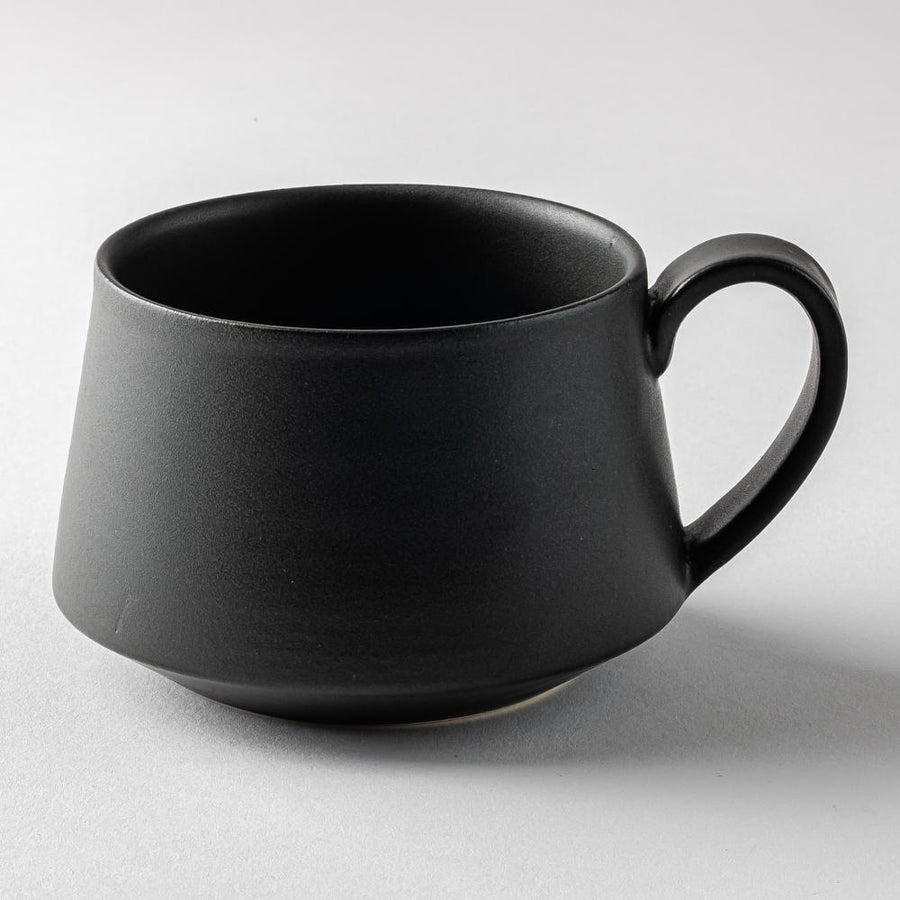 yoshida pottery　コーヒーカップ　大人black-I00067-yoshida pottery