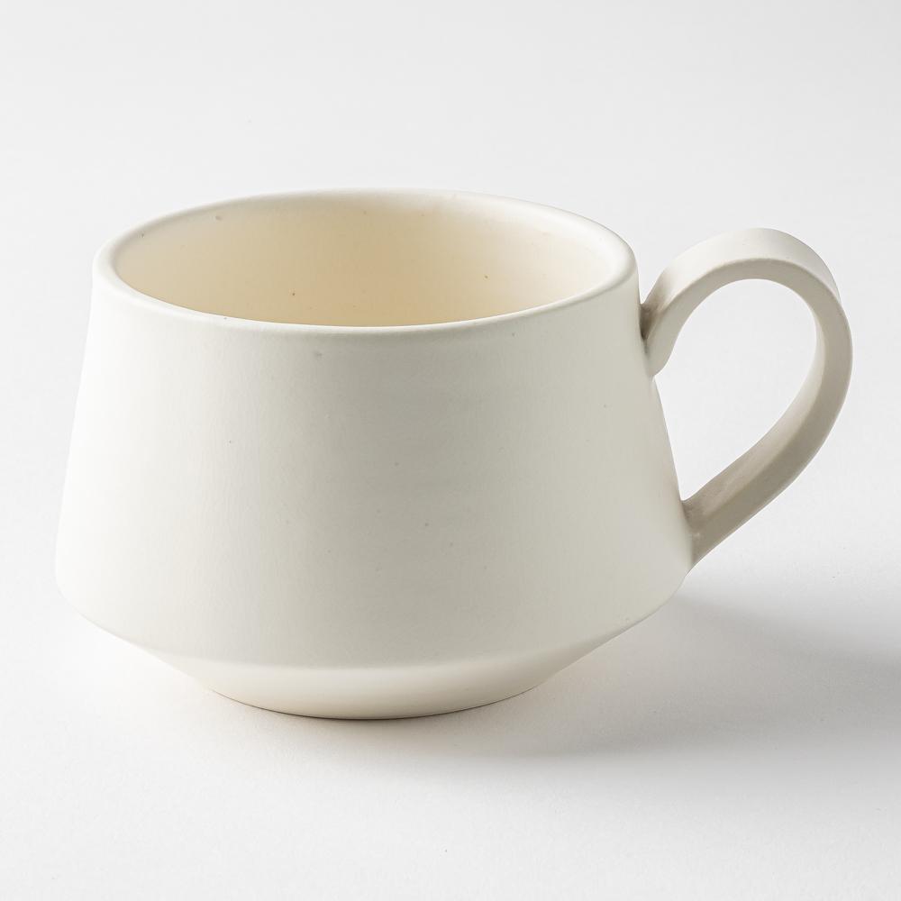 yoshida pottery　コーヒーカップ　恋人white-I00066-yoshida pottery