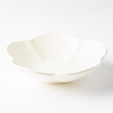 yoshida pottery　梅鉢　恋人white-I00078-yoshida pottery